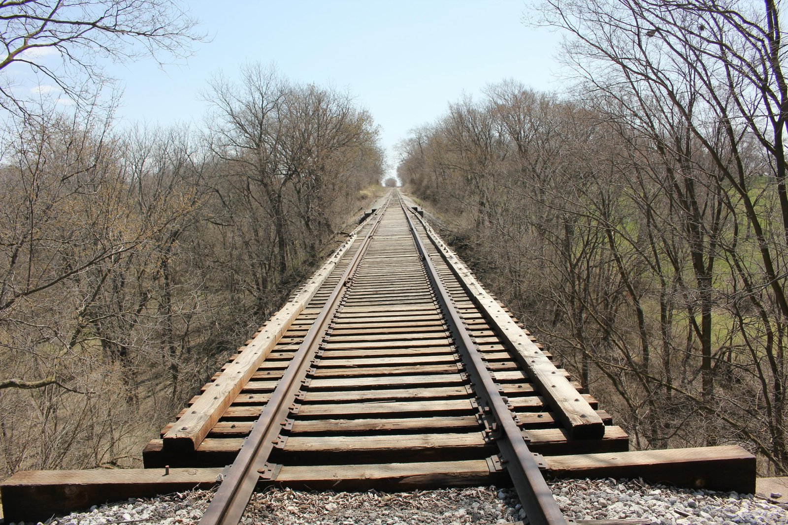 Looking east